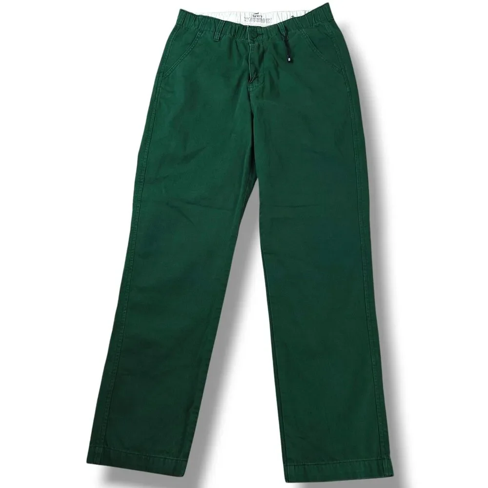 Levi’s XX Chino EZ Pants Men's S Dark Green Straight Leg Cotton Hemp